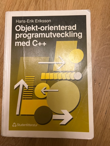 Objekt-orienterad programutveckling med C++; Hans-Erik Eriksson; 1992