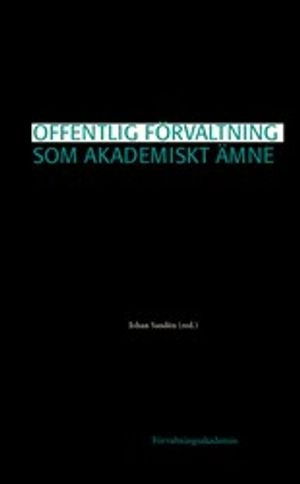 Offentlig förvaltning som akademiskt ämne