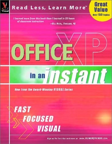 Office XP In an Instant; Ruth Maran; 2001