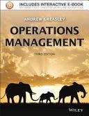 Operations Management 3e; Andrew Greasley; 2013