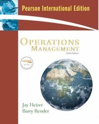Operations management; Jay H. Heizer, Barry Render; 2008