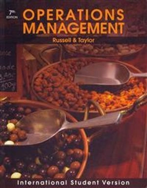 Operations Management: Creating Value Along the Supply Chain, International; Roberta S. Russell; 2011