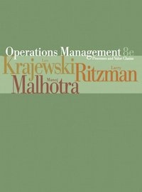 Operations management : processes and value chains; Lee J. Krajewski; 2007
