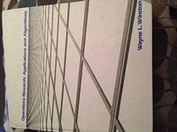 Operations Research: Applications and Algorithms, Volym 1Business Statistics SeriesThe Duxbury series in statistics and decision sciences; Wayne L. Winston; 1987