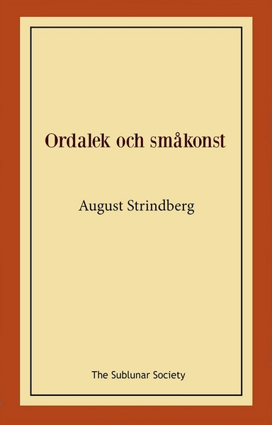 Ordalek och småkonst