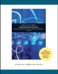 Organisational Behaviour; Jason Colquitt; 2012