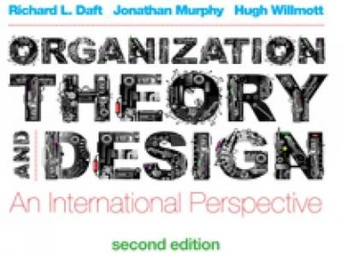 Organization theory and design : an international persepective