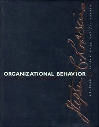 Organizational Behavior; Stephen P. Robbins; 2001
