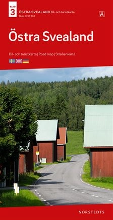 Östra Svealand Bil & Turistkarta Nr 3 : Skala 1:250.000; 2018
