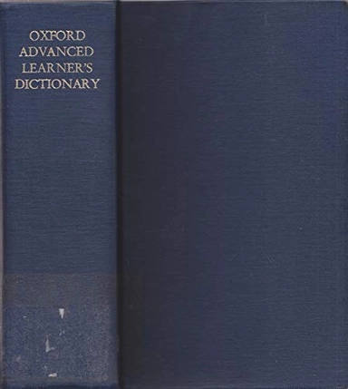 Oxford advanced learner's dictionary of current English; Albert Sydney Hornby; 1989