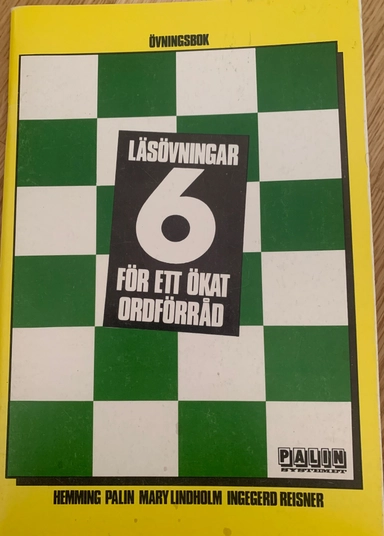 Palinsystemet : läsövningar; Hemming Palin; 1990