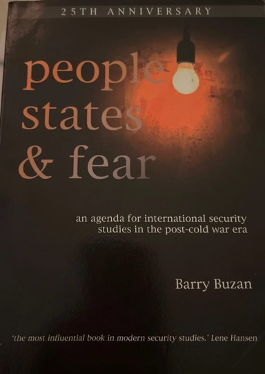 People, states & fear : an agenda for international security studies in the post-cold war era; Barry Buzan; 2007