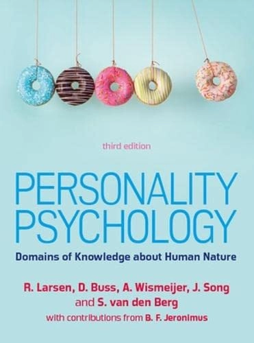 Personality Psychology: Domains of Knowledge about Human Nature; R. Larsen; 2021