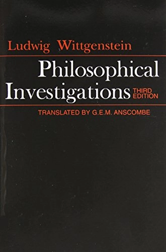 Philosophical investigations; Ludwig Wittgenstein; 1973