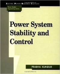 Power system stability and control; Prabha Kundur; 1994