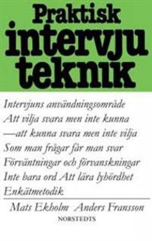 Praktisk intervjuteknik