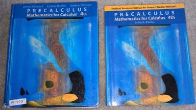 Precalculus: Mathematics for CalculusAvailable Titles CengageNOW Series
