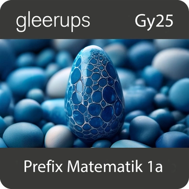 Prefix matematik 1a, digitalt läromedel, elev, 6 mån, Gy25; Daniel Nilsson, Per-Olof Bergmark; 2025