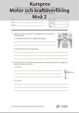 Prestanda Kursprov Motor och kraftöverföring, nivå 2, 8-pack