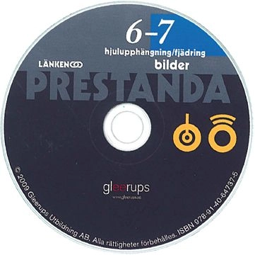 Prestanda Länken 6/7 Hjul/fjädring OH-bilder CD; Gleerups, Gleerups; 2009