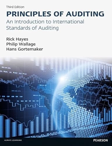 Principles of auditing : an introduction to international standards on auditing; Rick Stephan Hayes; 2014