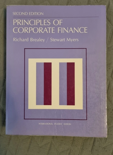 Principles of corporate finance