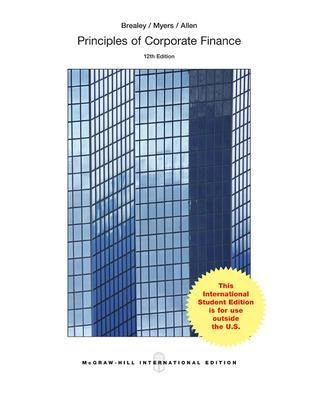 Principles of corporate finance