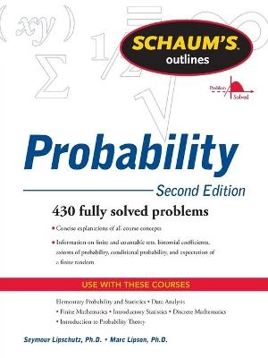 Probability; Seymour. Lipschutz; 2011