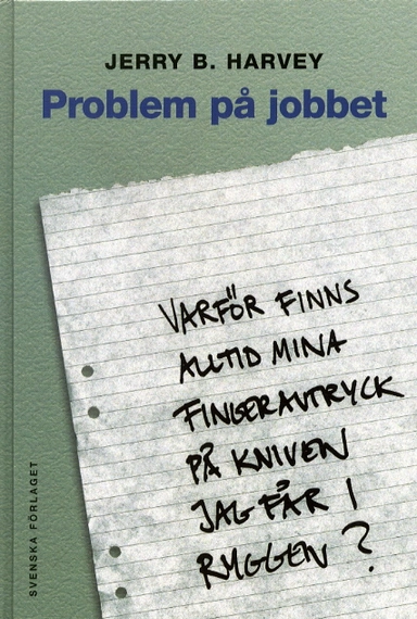 Problem på jobbet - Varför finns alltid mina fingeravtryck på kniven...