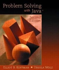 Problem solving with Java