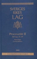 Processrätt II : (RB 35-39 kap., ÄL, RhjL); Peter Fitger; 2000