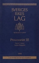 Processrätt III : Kommentarer