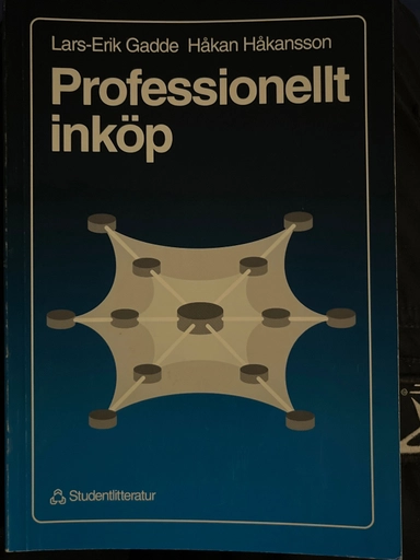 Professionellt inköp; Lars-Erik Gadde; 1993