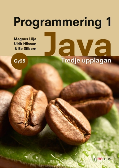 Programmering 1 java, bok, Gy25