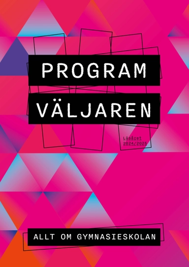 Programväljaren lärsåret 2024/2025; 2023