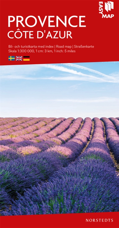 Provence Côte d'Azur EasyMap : Skala 1:300.000; Kunth; 2018