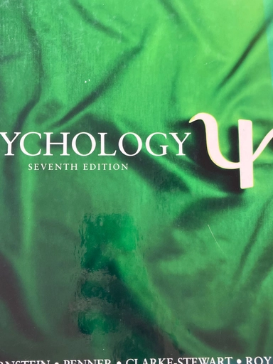 Psychology; Douglas A. Bernstein; 2006