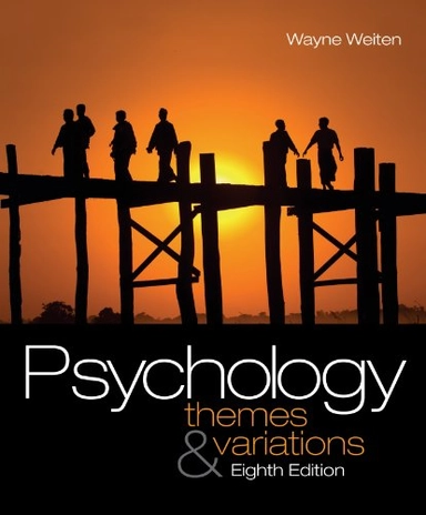 Psychology : themes and variations. · Concept charts for study and review to accompany Psychology : themes and variations