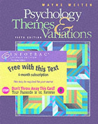 Psychology With Infotrac