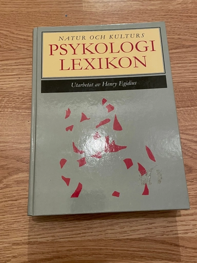 Psykologilexikon; Henry Egidius; 1994