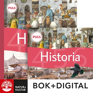 PULS Historia 4-6 Paket Bok + Digital; Per Lindberg, Göran Körner, Anders Lundin, Anna Götlind; 2024
