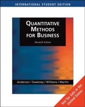 Quantitative Methods for Business, International Edition (with Student CD-ROM)