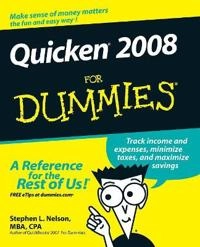 Quicken 2008 For Dummies; Stephen L. Nelson; 2007