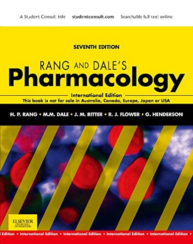 Rang and Dale's PharmacologyStudent consult