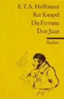 Rat Krespel : Die Fermate ; Don Juan; E. T. A. Hoffmann; 1964