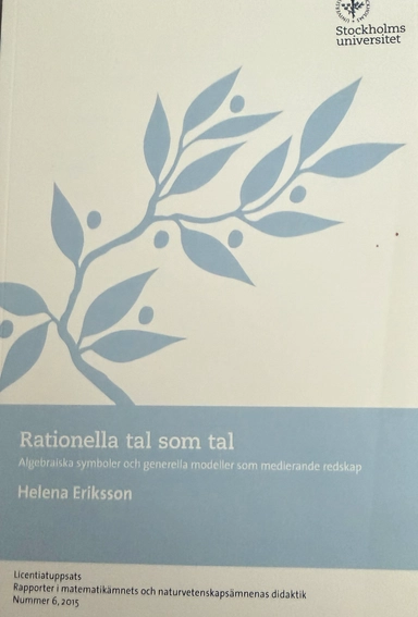 Rationella tal som tal; Helena Eriksson; 2015