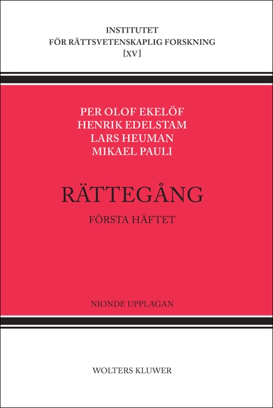 Rättegång. Första häftet