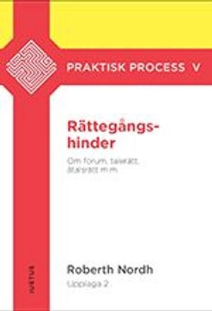 Rättegångshinder : om forum, talerätt, åtalsrätt m.m.