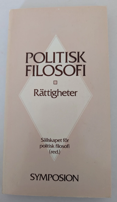 Rättigheter; Sällskapet för politisk filosofi; 1988