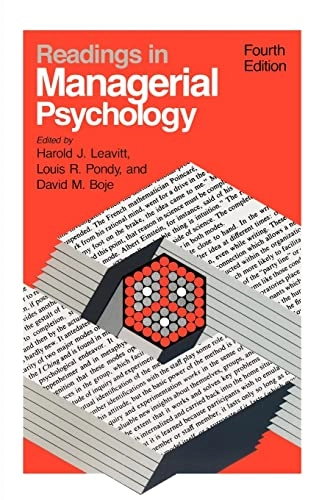 Readings in managerial psychology; Harold J. Leavitt, Louis R. Pondy, David M. Boje; 1989